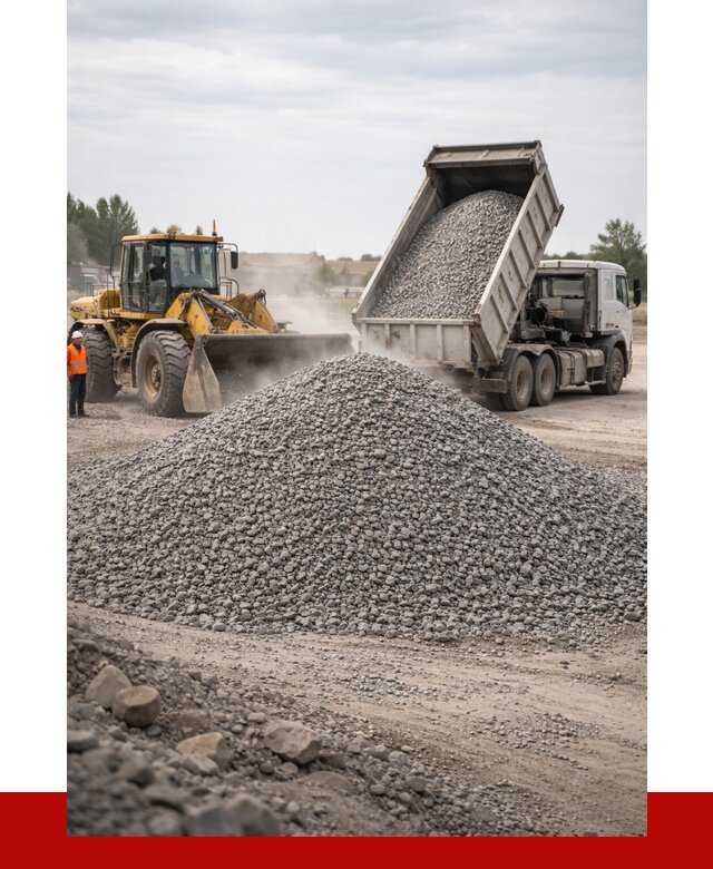 Купить щебень с доставкой в Бугуруслане от 2548 руб. | ПРОНЕРУДБгр