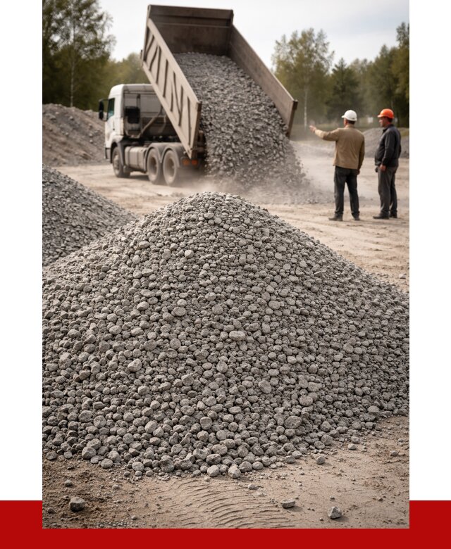 Гранитный щебень фракция 0-5 в Бугуруслане от 2955 руб ПРОНЕРУДБгр