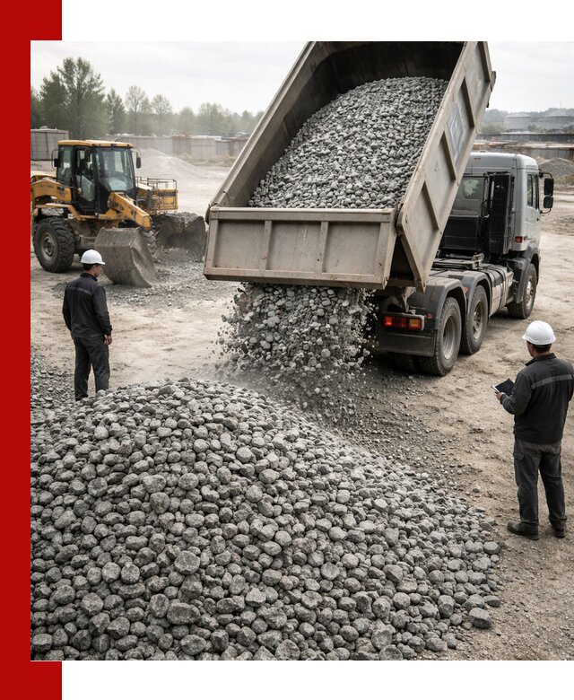 Доставка гранитного щебня фракции 20-40 в Бугуруслане