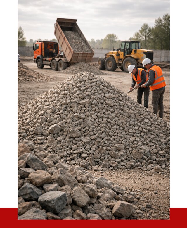 Гранитный щебень фракция 40-70 в Бугуруслане от 2548 руб ПРОНЕРУДБгр