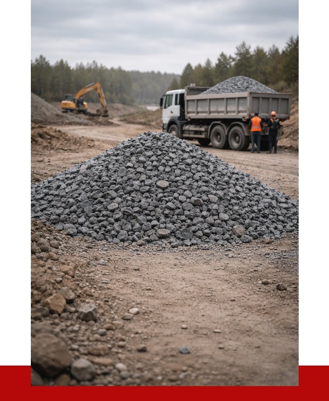 Щебень габбро диабаз фракция 40-70 в Бугуруслане от 2242 р-ПРОНЕРУДБгр