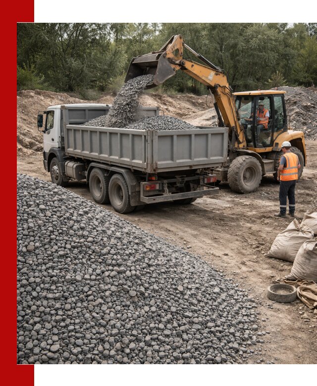 Доставка гравийного щебня в Бугуруслане оптом и в розницу