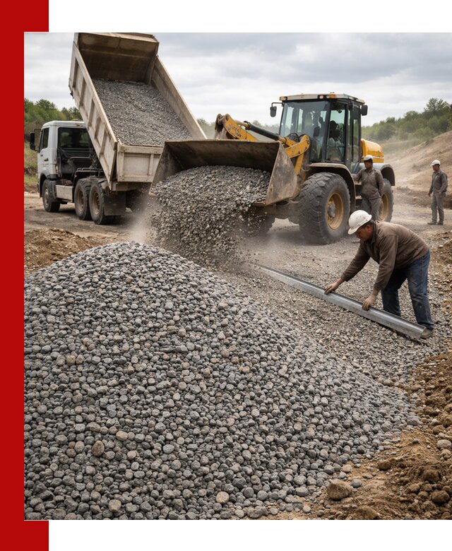 Гравийный щебень фракция 5-20 с доставкой в Бугуруслане