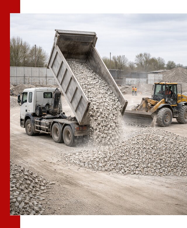 Доставка и продажа известнякового щебня в Бугуруслане