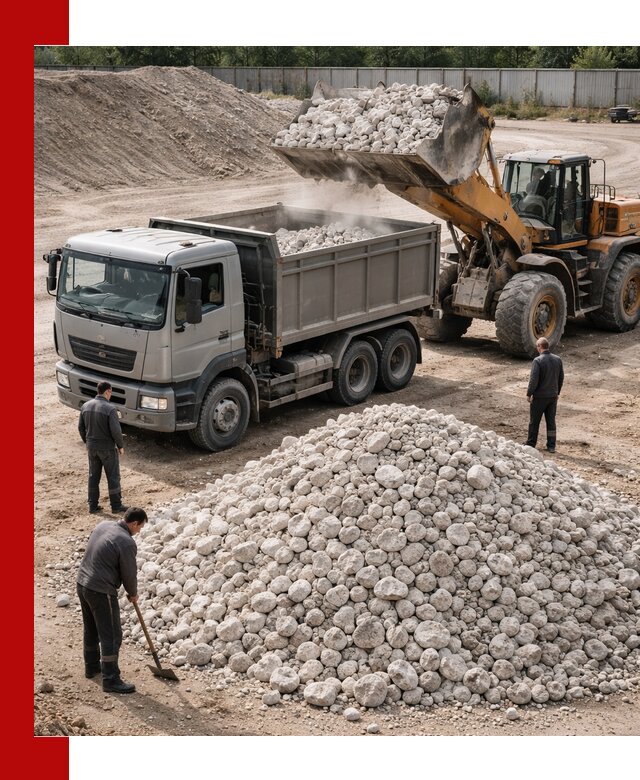 Известняковый щебень фракция 70–150 с доставкой в Бугуруслане