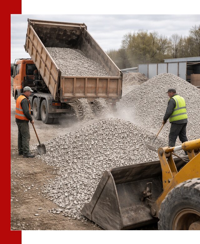 Доломитовый щебень фракции 5-20 с доставкой в Бугуруслане