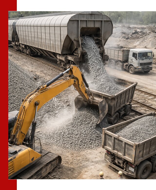 Доставка железнодорожного щебня в Бугуруслане крупными партиями быстрого отгруза