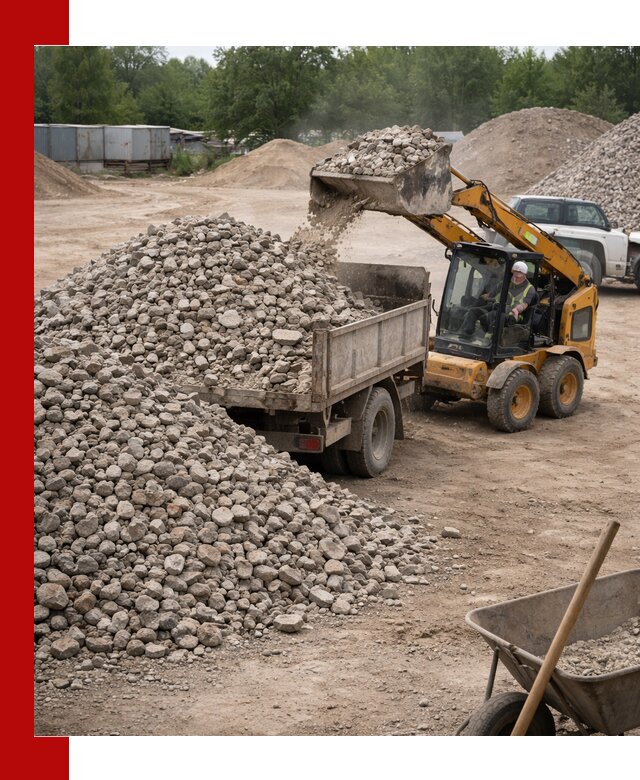 Доставка вторичного щебня в Бугуруслане для строительных работ