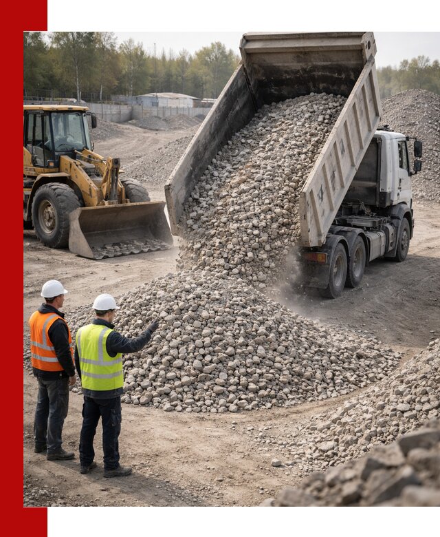 Вторичный щебень фракция 40–70 доставка в Бугуруслане