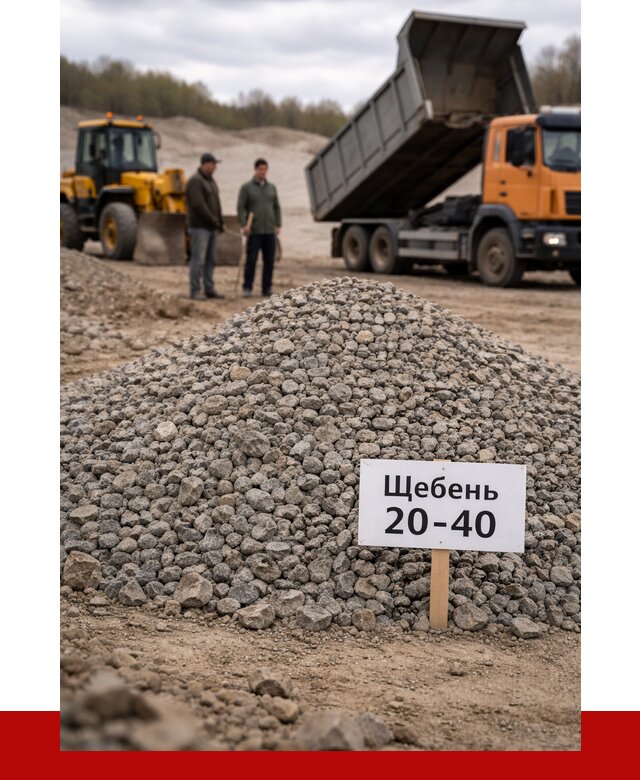 Бетонный щебень фракция 20-40 в Бугуруслане от 2497 р. | ПРОНЕРУДБгр