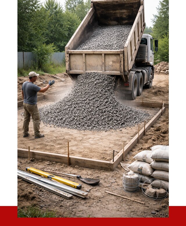 Купить щебень для фундамента в Бугуруслане от 4586 р. | ПРОНЕРУДБгр