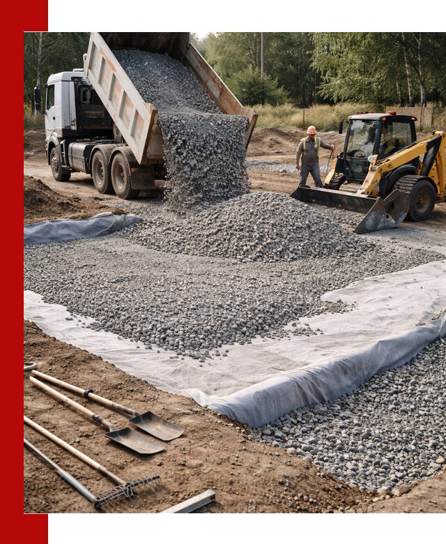 Щебень для фундамента с доставкой в Бугуруслане