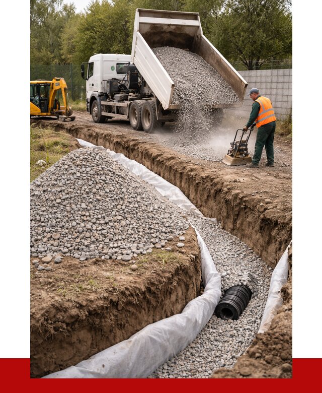 Щебень для дренажа в Бугуруслане от 1885 р., ПРОНЕРУДБгр доставка