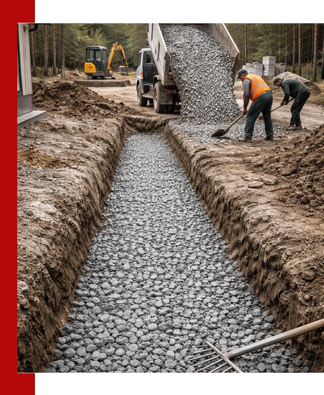 Щебень для дренажа с доставкой в Бугуруслане высокого качества