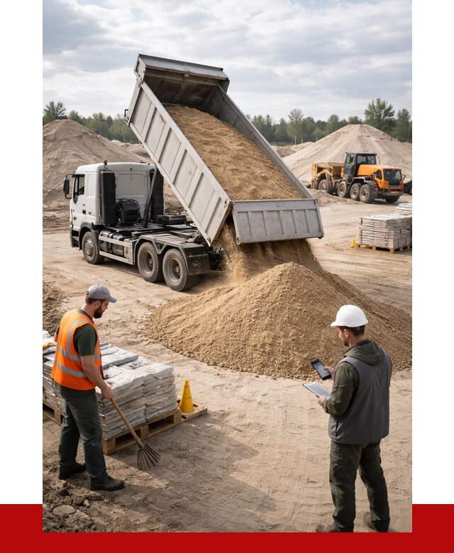 Карьерный песок с доставкой в Бугуруслане от 3668 р. ПРОНЕРУДБгр