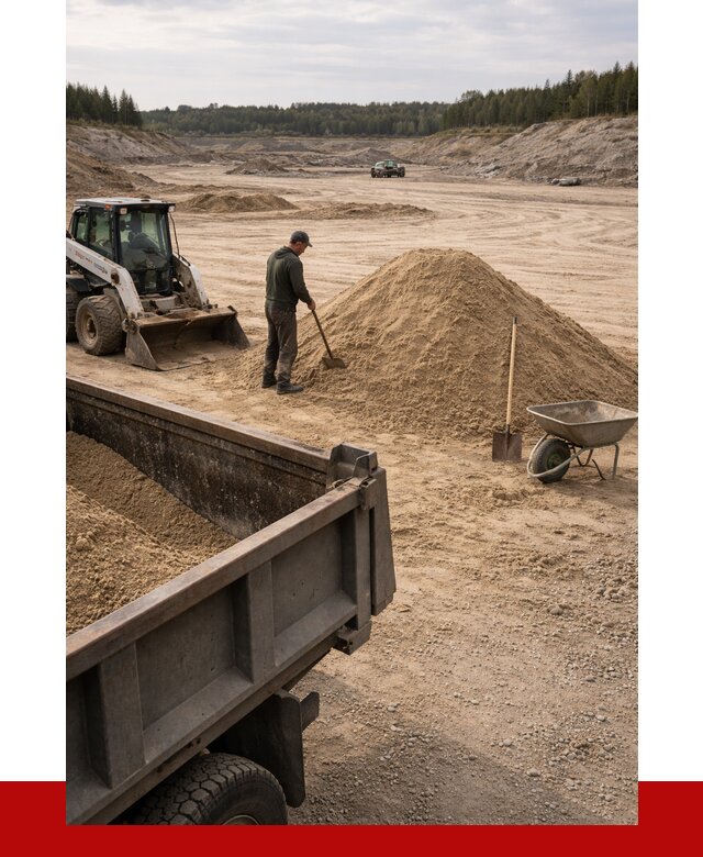 Карьерный песок среднезернистый в Бугуруслане, от 2242 р. ПРОНЕРУДБгр