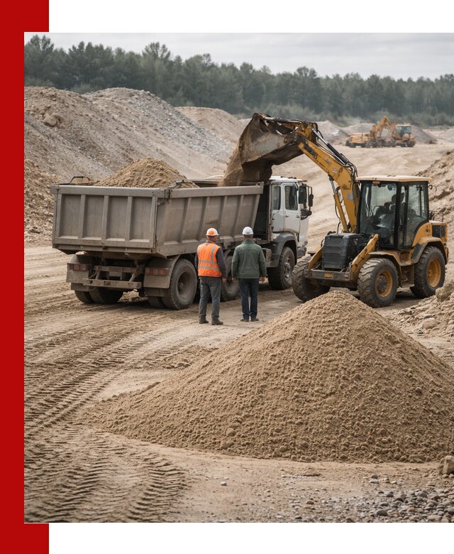 Карьерный среднезернистый песок с доставкой в Бугуруслане