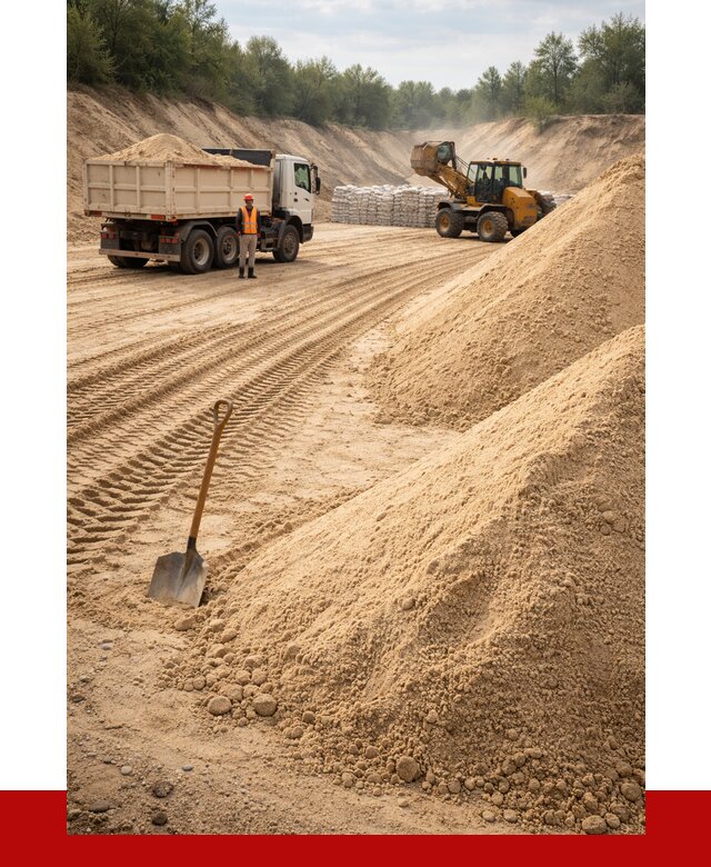 Карьерный песок мелкозернистый в Бугуруслане от 9171 р. | ПРОНЕРУДБгр