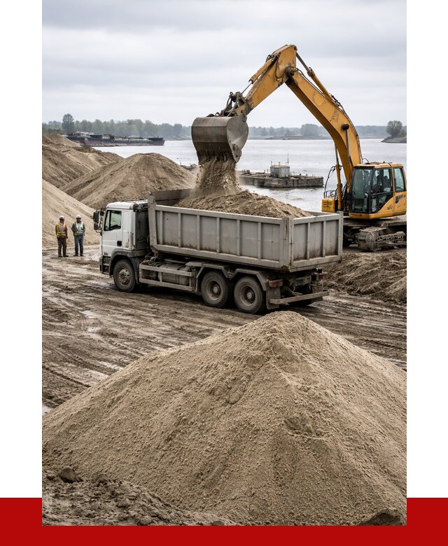 Купить речной песок навалом в Бугуруслане от 1834 р., ПРОНЕРУДБгр