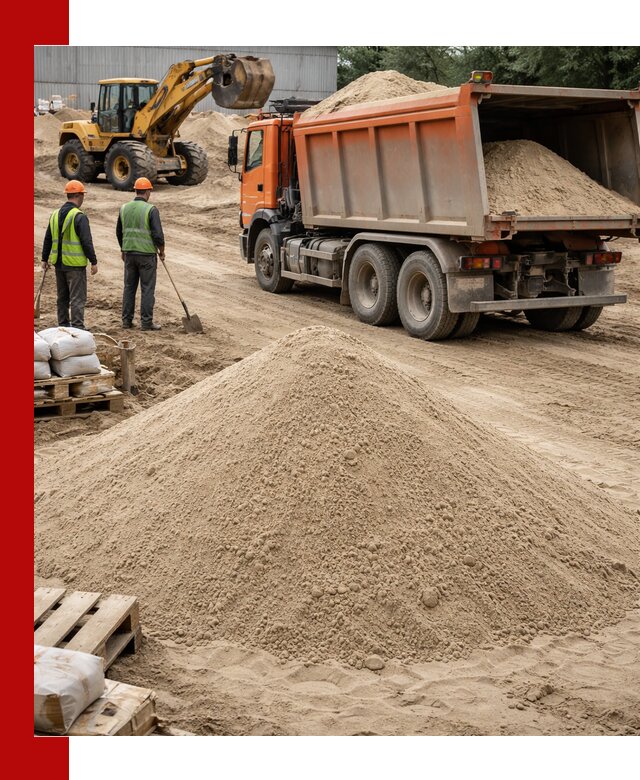 Доставка и продажа мытого речного песка в Бугуруслане