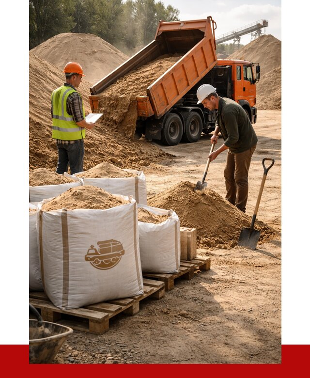 Строительный песок в Бугуруслане от 2242 р. с доставкой, ПРОНЕРУДБгр