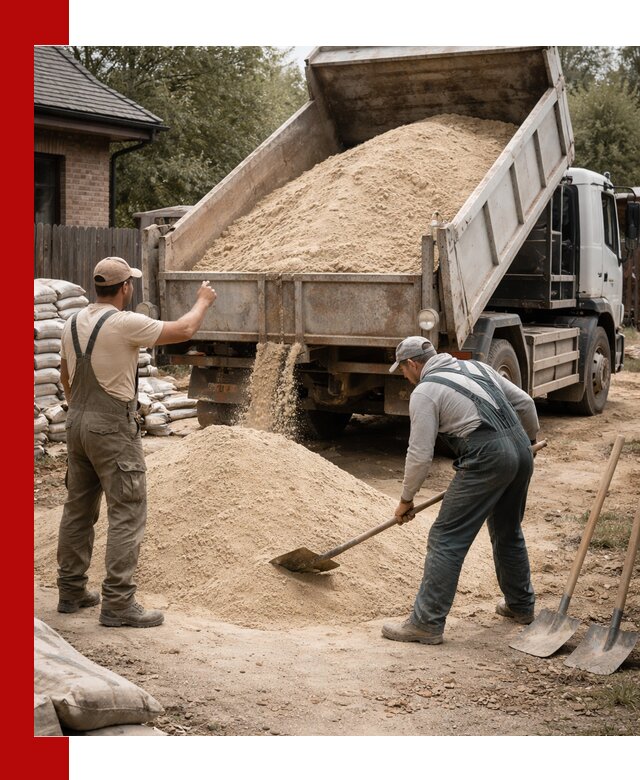 Песок для штукатурки с доставкой в Бугуруслане качественный и чистый