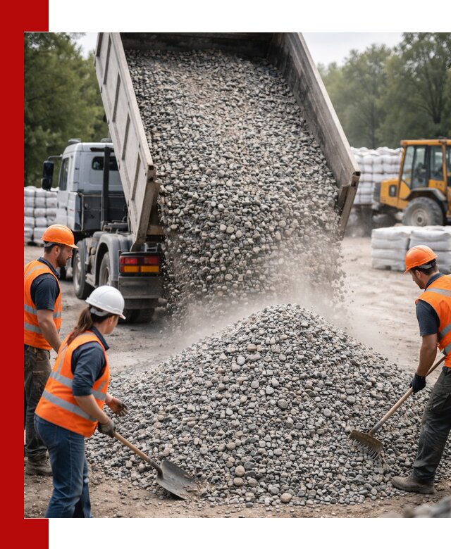 Доставка гравия и камня в Бугуруслане оптом и в розницу
