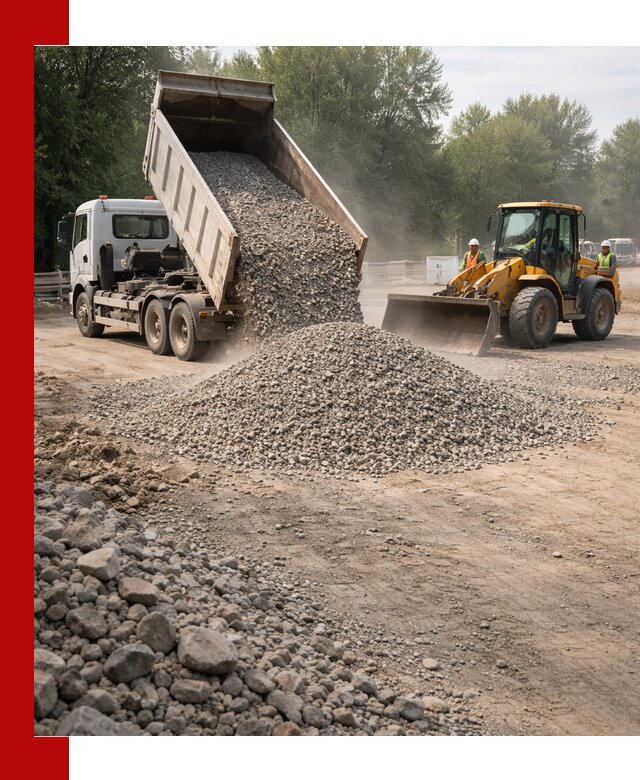 Гравий фракция 5–20 доставка в Бугуруслане оптом и в розницу