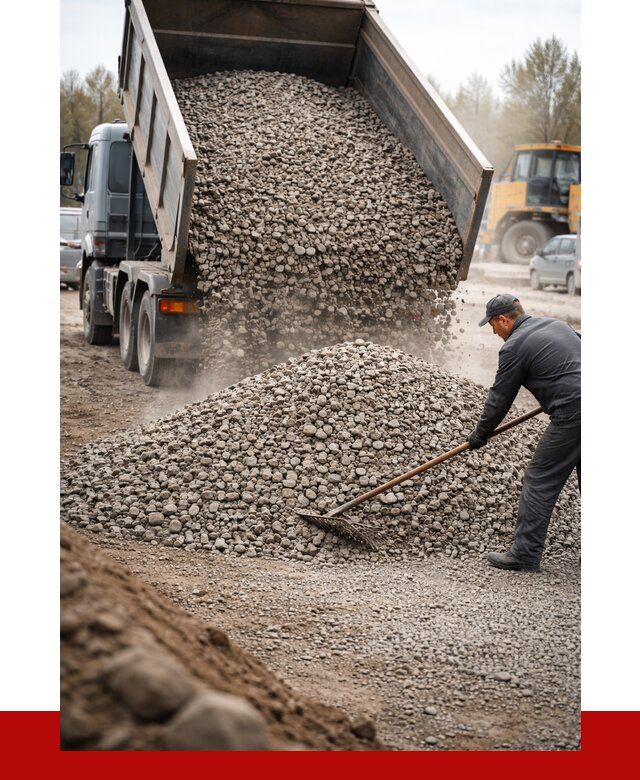 Гравий фракция 20-40 в Бугуруслане от 2548 р. доставка | ПРОНЕРУДБгр