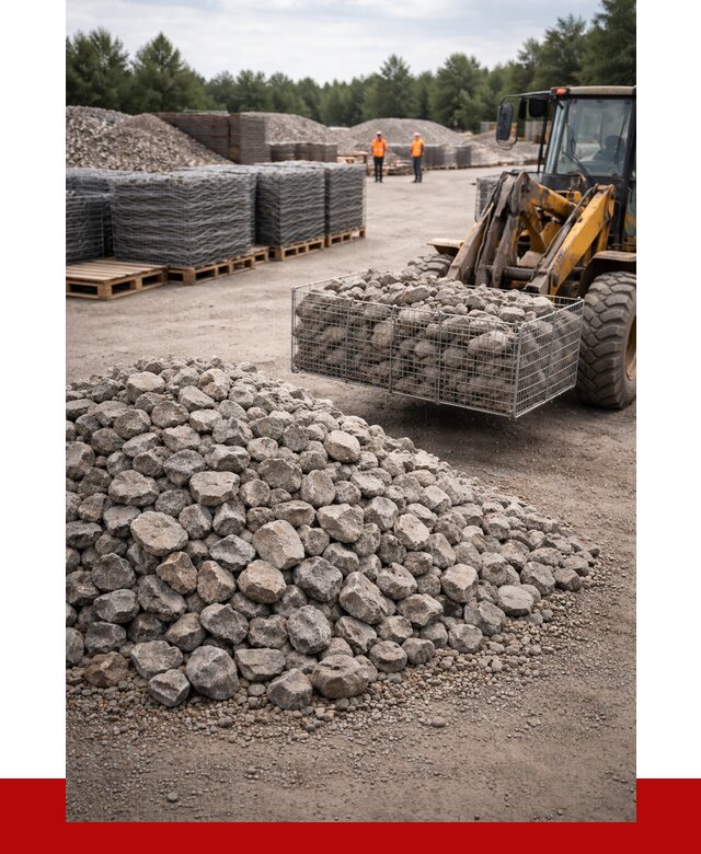 Камень для габионов фракция 70-150 в Бугуруслане от 4280 р. | ПРОНЕРУДБгр