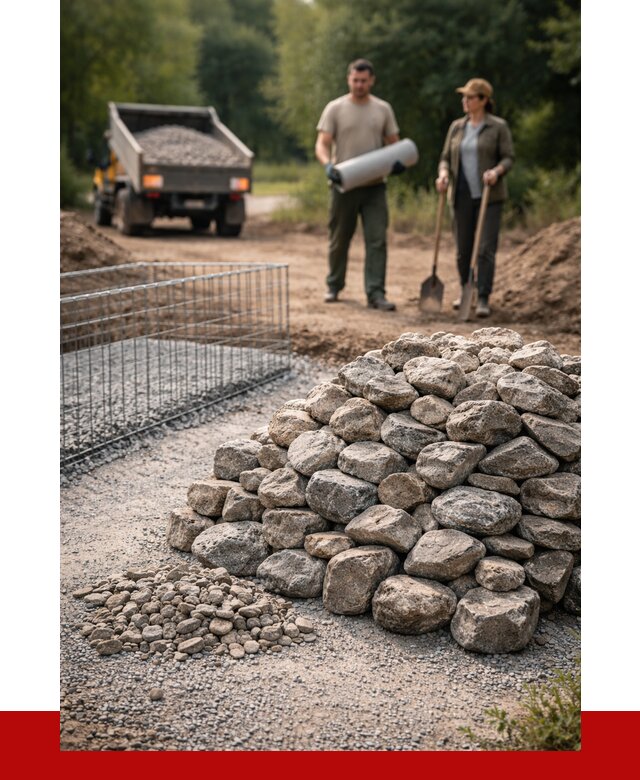 Камень для габионов фракция 100-200 в Бугуруслане от 4891 р. | ПРОНЕРУДБгр