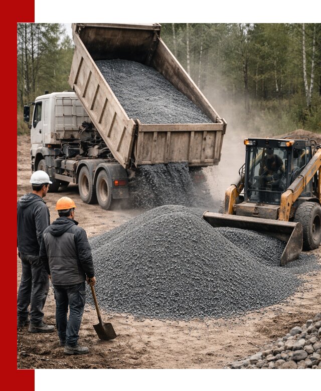 Гранитный отсев 0-5 с доставкой и разгрузкой в Бугуруслане