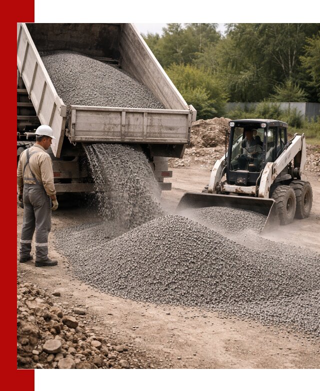 Доставка гравийного отсева 0-5 в Бугуруслане оптом и в розницу