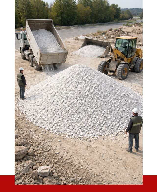 Белая мраморная крошка в Бугуруслане от 4280 р. с доставкой | ПРОНЕРУДБгр