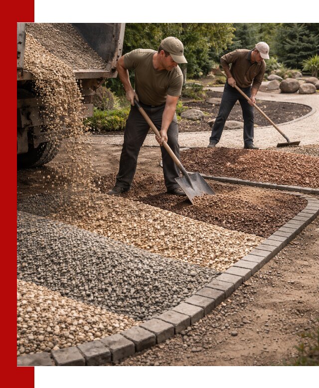 Декоративная крошка для ландшафта в Бугуруслане — продажа и доставка