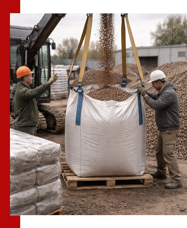 Керамзит в биг-бегах с доставкой в Бугуруслане