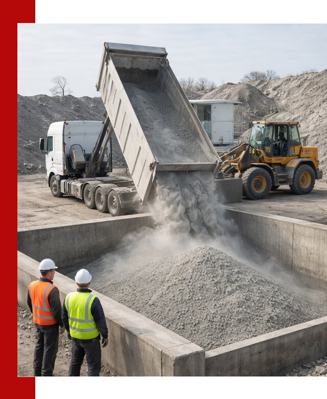 Доставка цемента навалом в Бугуруслане крупными партиями