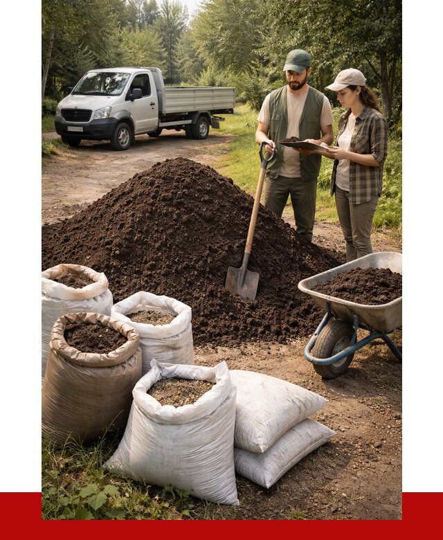 Купить грунт с доставкой в Бугуруслане от 4586 р. за м3 | ПРОНЕРУДБгр