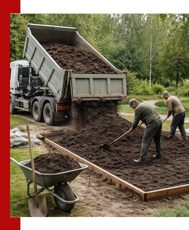 Доставка грунта для озеленения и благоустройства в Бугуруслане