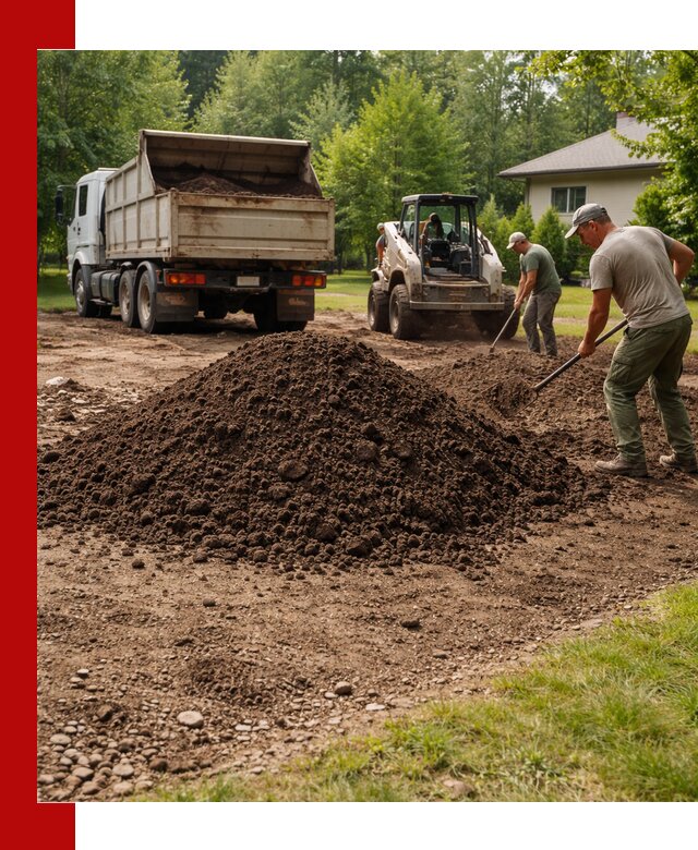 Доставка и укладка грунта для газона в Бугуруслане