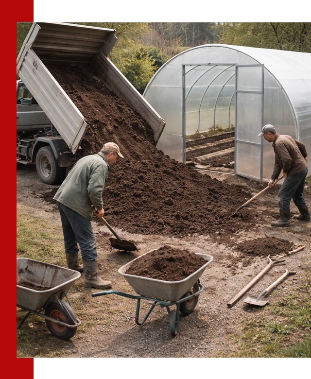 Грунт для теплицы с доставкой в Бугуруслане — плодородный субстрат под растения