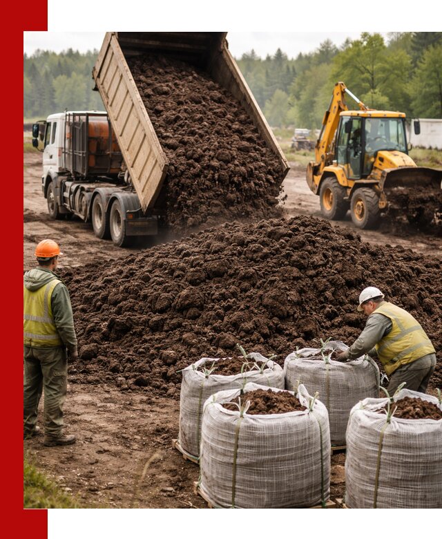 Доставка нейтрального торфа в Бугуруслане оптом и в розницу