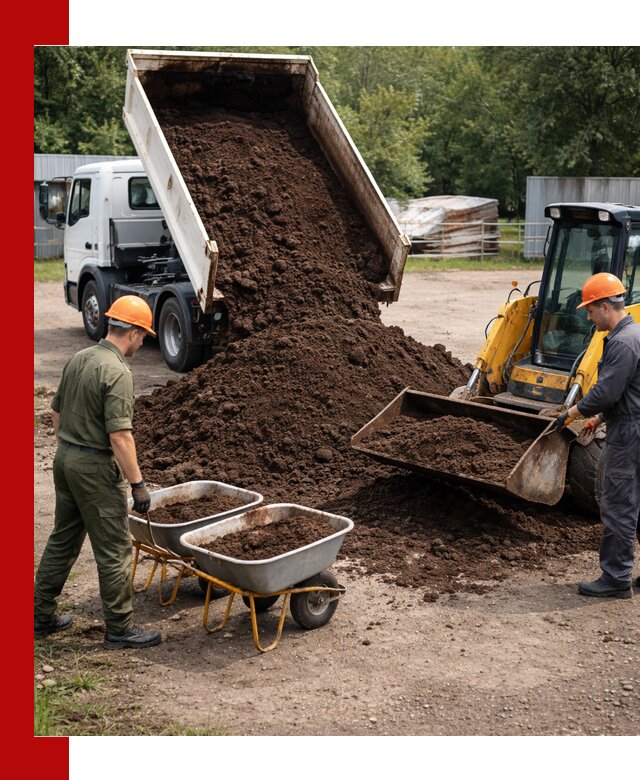 Доставка торфо-земляной смеси в Бугуруслане для огорода и ландшафта