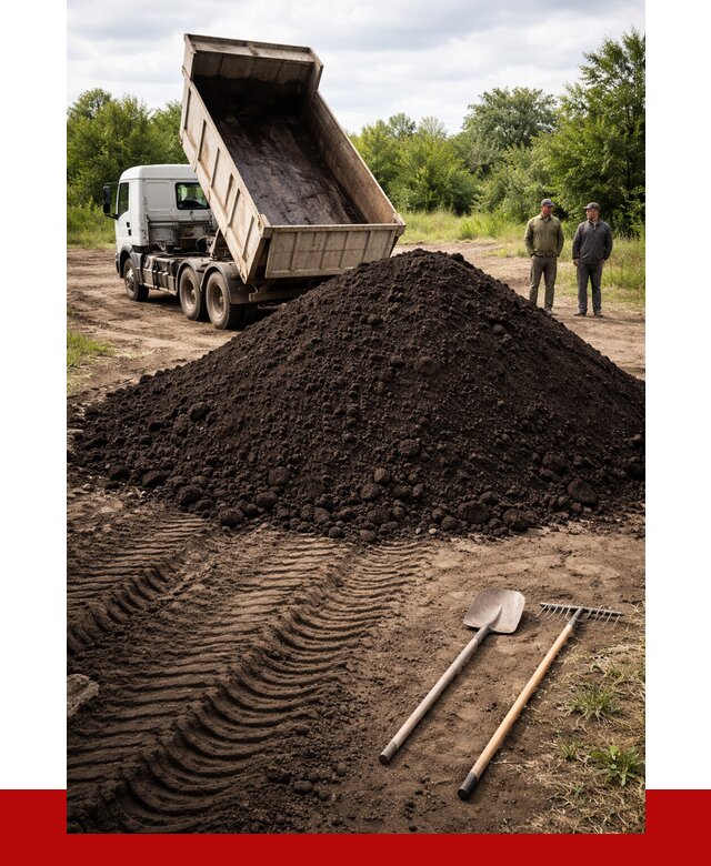 Купить чернозем навалом в Бугуруслане от 1223 р. за куб | ПРОНЕРУДБгр