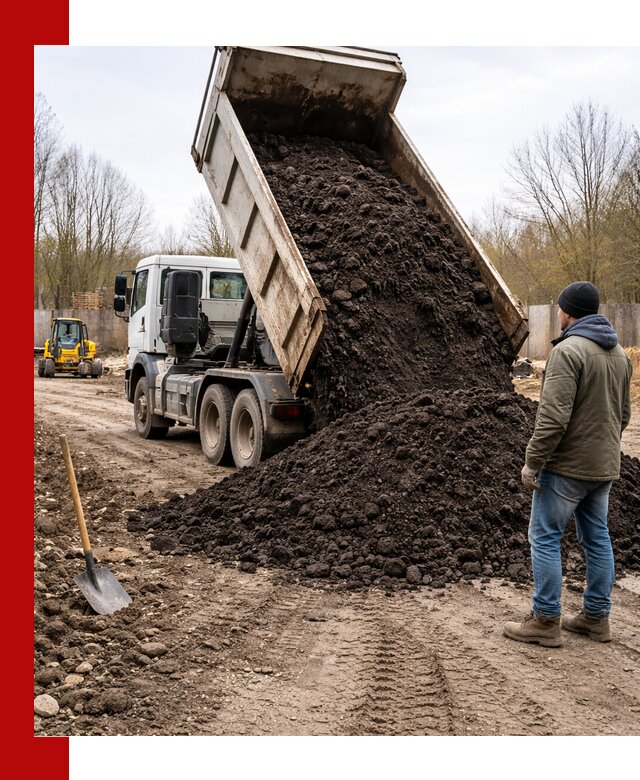 Доставка чернозема навалом в Бугуруслане быстро и выгодно