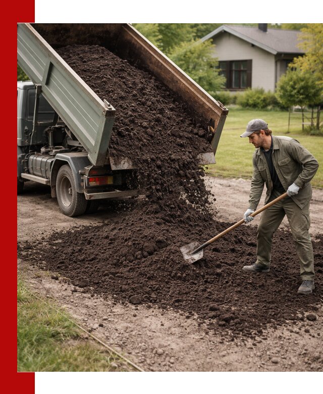 Чернозем для газона с доставкой в Бугуруслане быстро и качественно