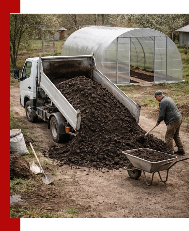 Чернозем для теплицы с доставкой в Бугуруслане