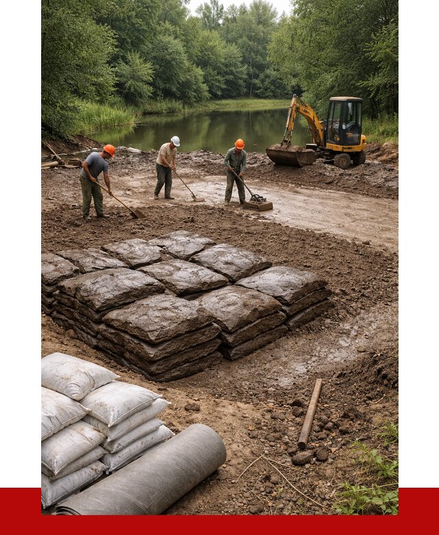 Купить глину для пруда в Бугуруслане от 4586 р. с доставкой | ПРОНЕРУДБгр