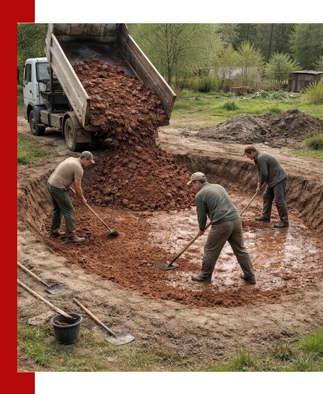 Купить качественную глину для пруда в Бугуруслане