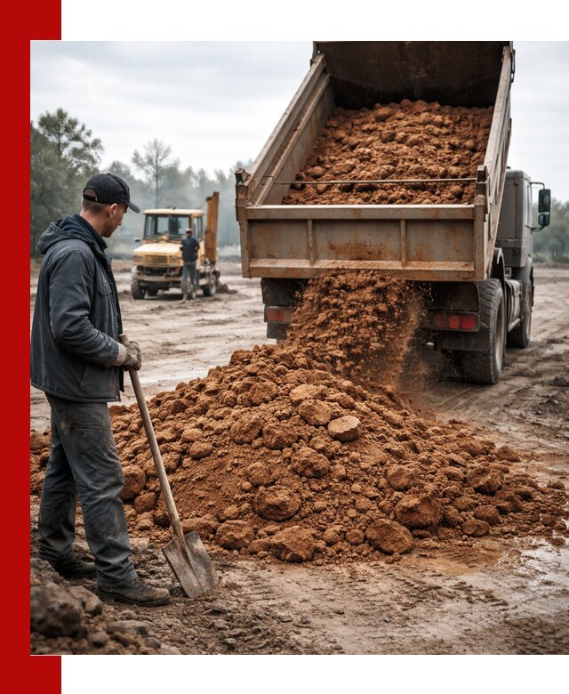 Глина для засыпки в Бугуруслане с доставкой самосвалами